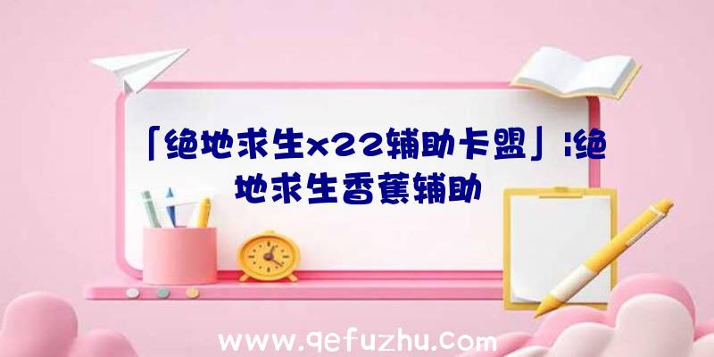 「绝地求生x22辅助卡盟」|绝地求生香蕉辅助